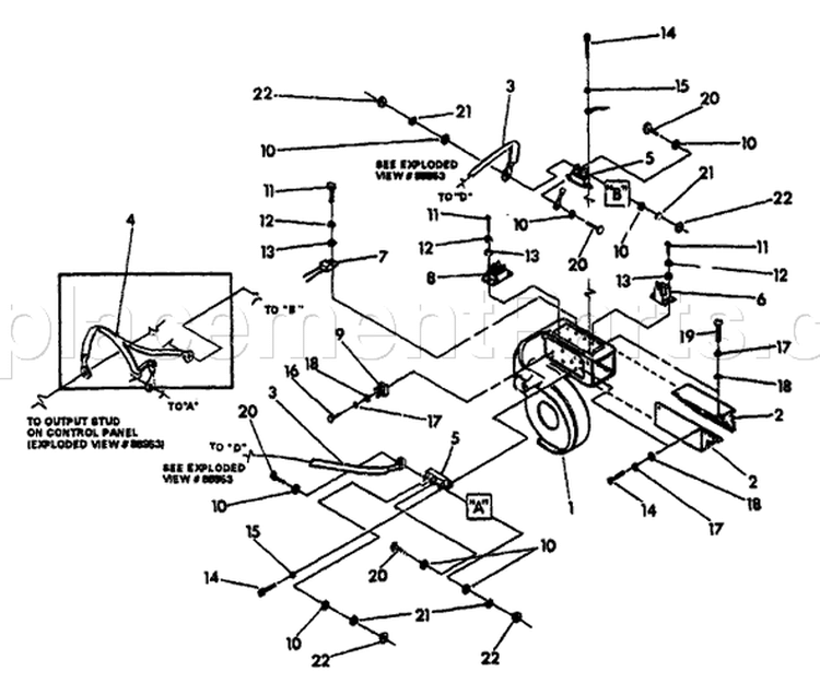 Page A Diagram and Parts List for 9589-0 CCW170 Briggs and Stratton Generator